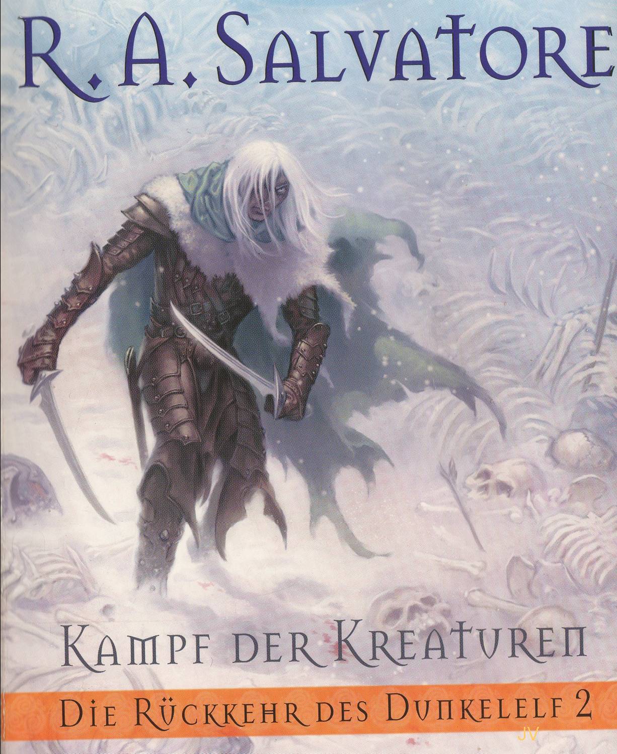 Cover zum Buch Kampf der Kreaturen von R.A.Salvatore, zweiter Teil der Rckkehr des Dunkelelf Saga