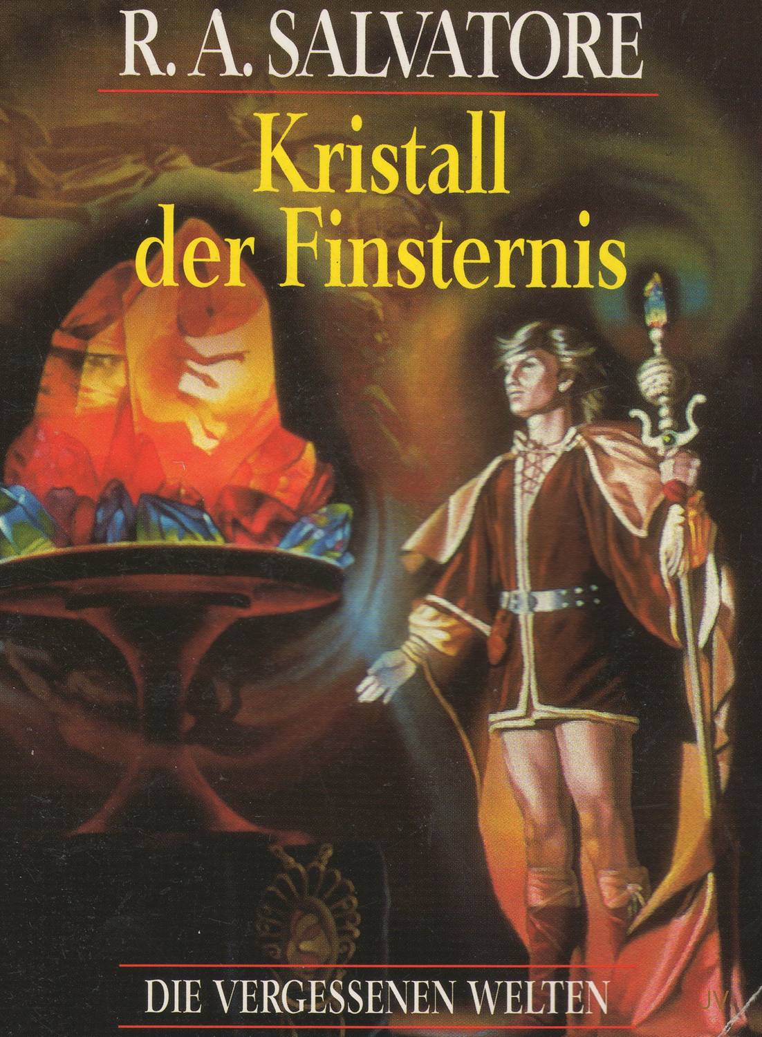 Cover zum Buch Kristall der Finsternis von R.A.Salvatore, elfter Teil der vergessene Reiche Saga