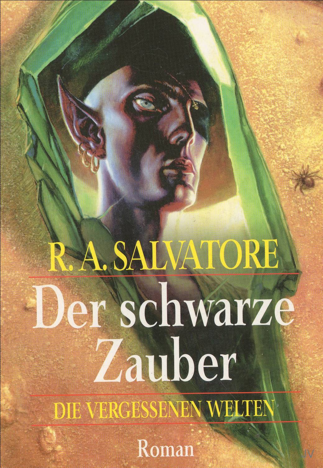 Cover zum Buch Der schwarze Zauber von R.A.Salvatore, dreizehnter Teil der vergessene Reiche Saga